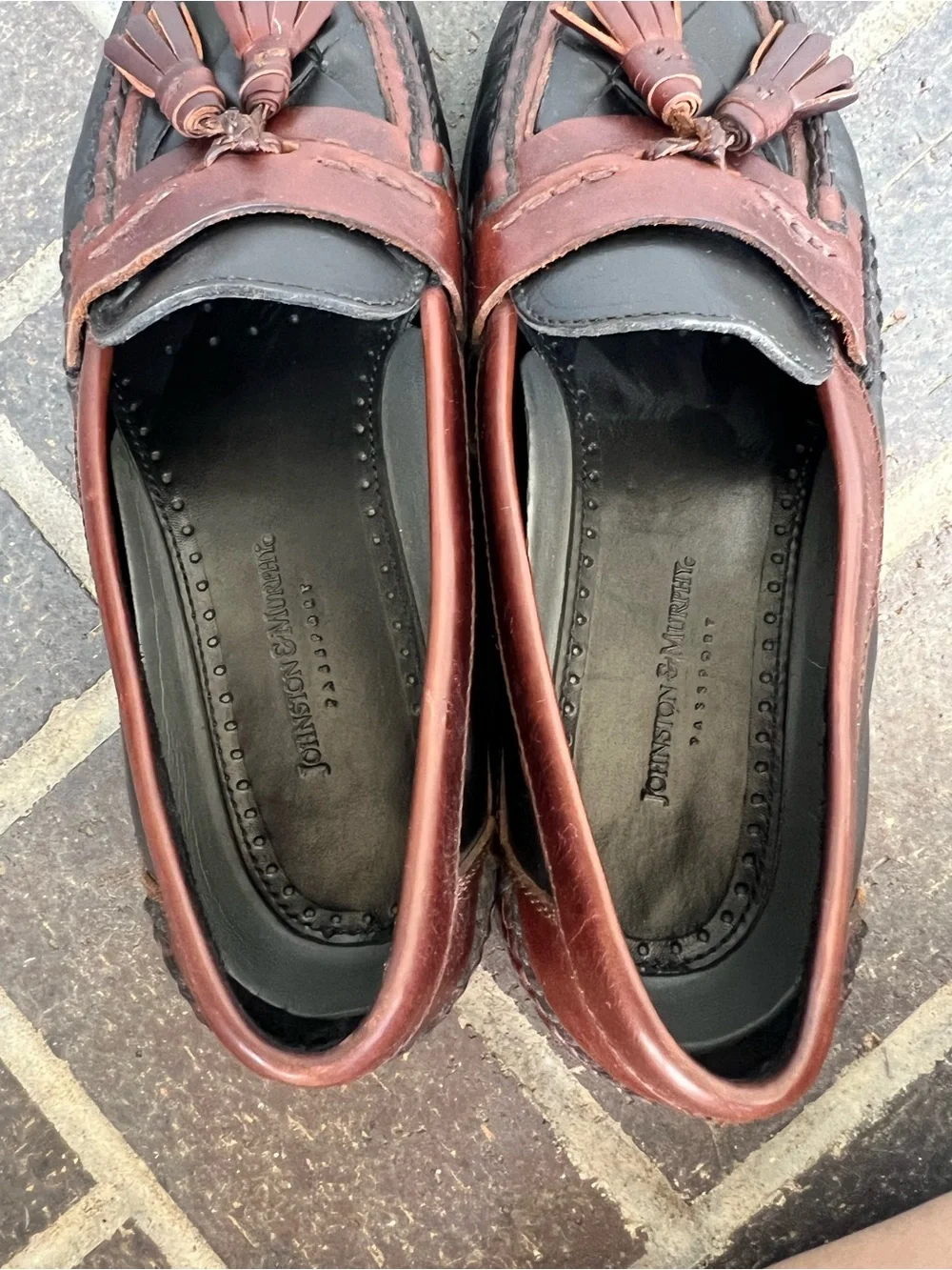 EUC Men’s 8.5 Johnston & Murphy Aragon II Kiltie Tassel Loafers